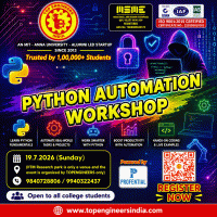 Python Automation Workshop 2026 venue Poster